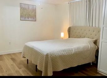 Bed frame and Headboard