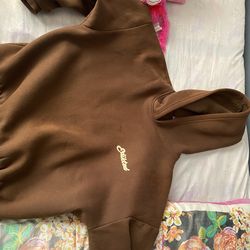 EDIKTED brown hoodie L