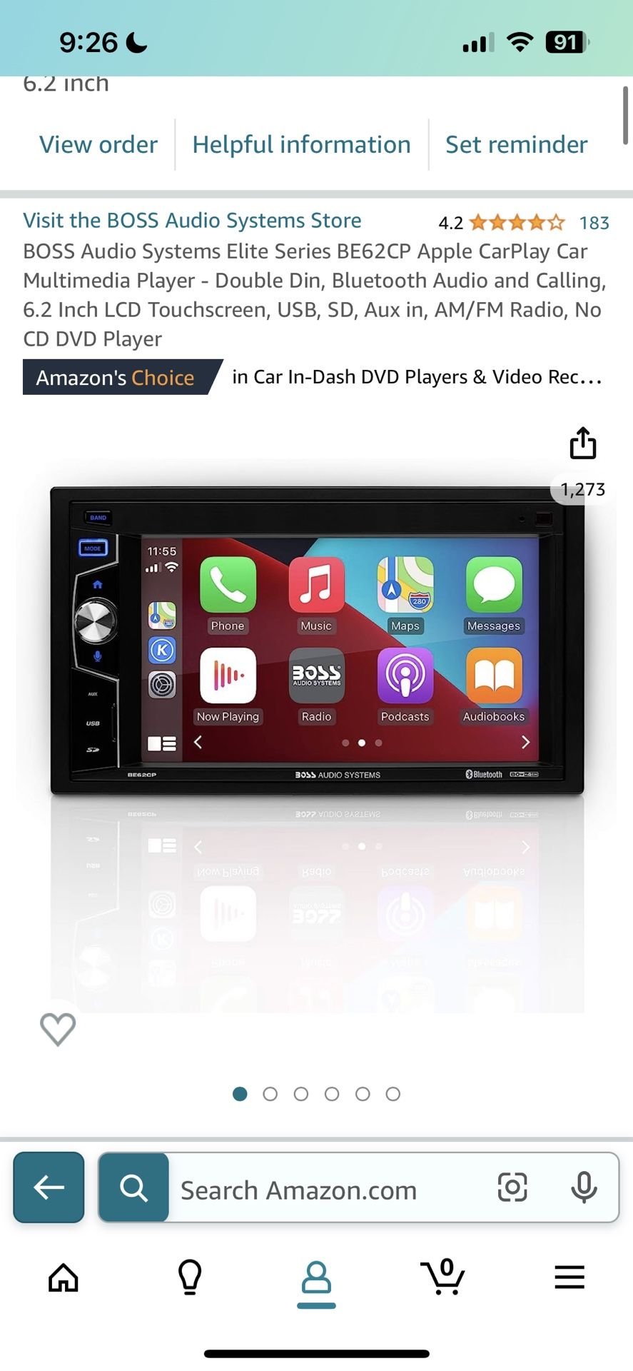 BOSS Audio Systems Elite Series BE62CP