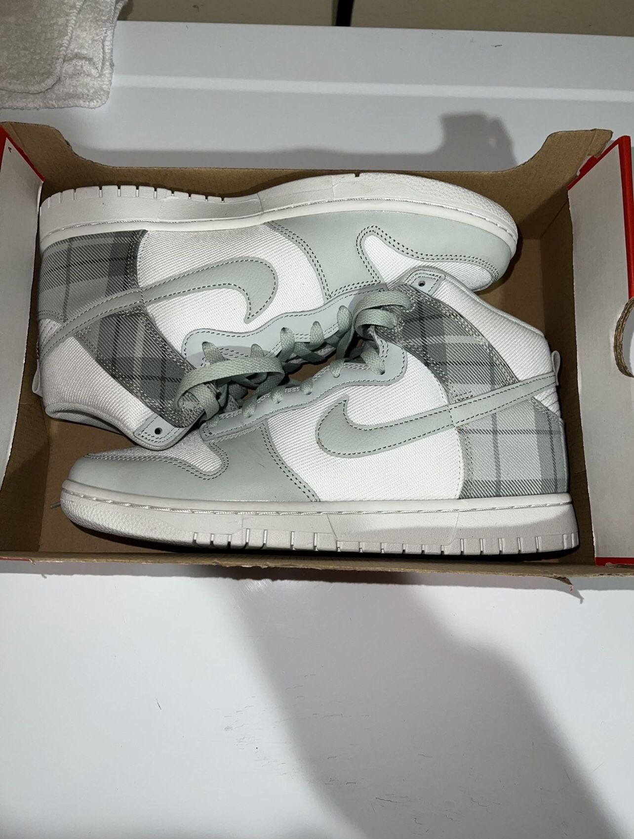Nike Plaid Mid Dunks
