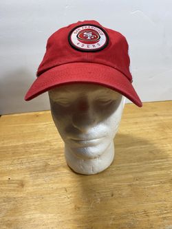 San Francisco 49ers 47 Brand-Patch Logo NFL-Red/White Snapback Hat/Cap