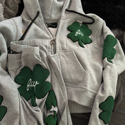 Filthy Wealth Gray Two Piece Set