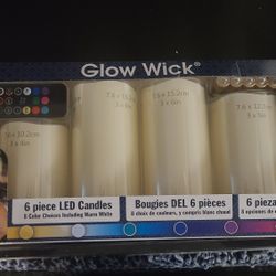 Glow Wick Batt. Candles