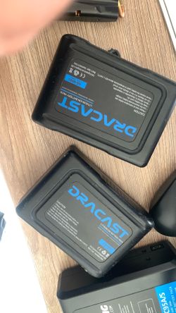 V- mount Dracast Batteries for film