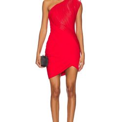 Authentic Guarav Gupta blood red dress size 4