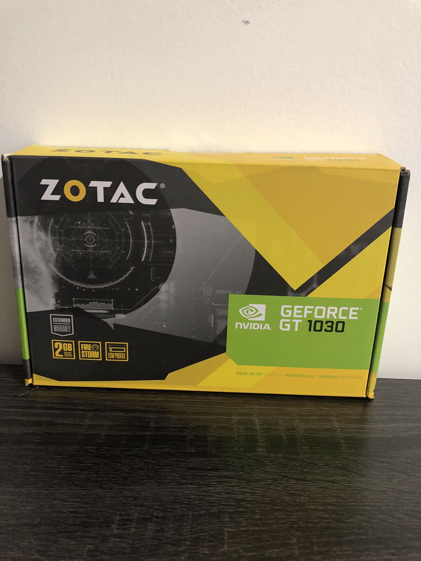 ZOTAC GeForce GT 1030 2GB GDDR5 64-bit PCIe 3.0 DirectX 12 HDCP Ready Low Profile Video Card ZT-P103