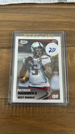 Patrick Mahomes II 2017 SAGE HIT Rookie Card