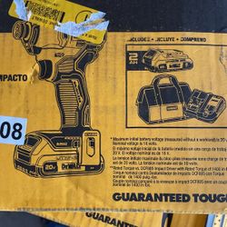 1/4 In Impact With Battery And Charger With Bag