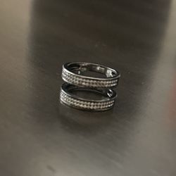 Black Cubic Zirconia Ring 