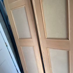 2 Maple Closet Doors