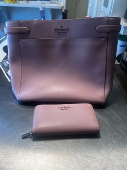 Kate Spade Satci Lap top tote and matching Staci wallet