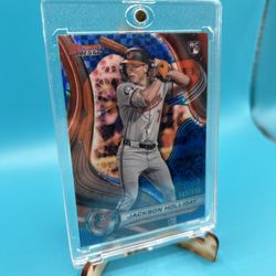 🔥 Jackson Holliday 2024 Bowman's Best Baseball Blue Refractor /150 Orioles RC #13