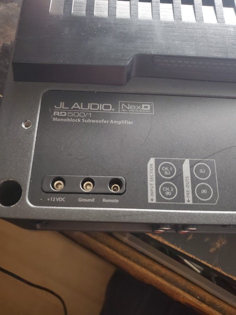 JL Audio RD500/1 Mono Amplifier 