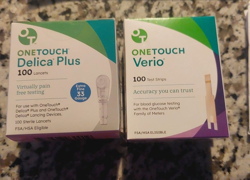 OneTouch Lancets and Test Strips