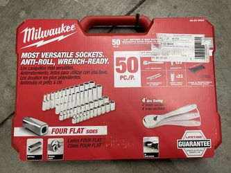 Milwaukee 1/4 Drive 50pcs Socket Set