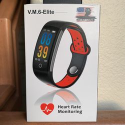 VM 6-Elite, Heart Rate Monitoring Smartwatch