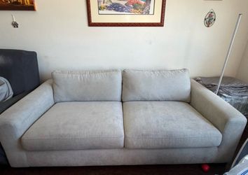 Grey couch sofa