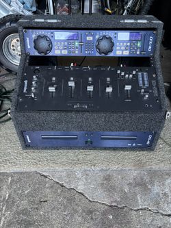 Gemini Mixer CD Player With Case 
