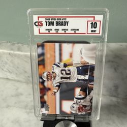 Tom Brady 2008 Upper deck #112 CG mint 10