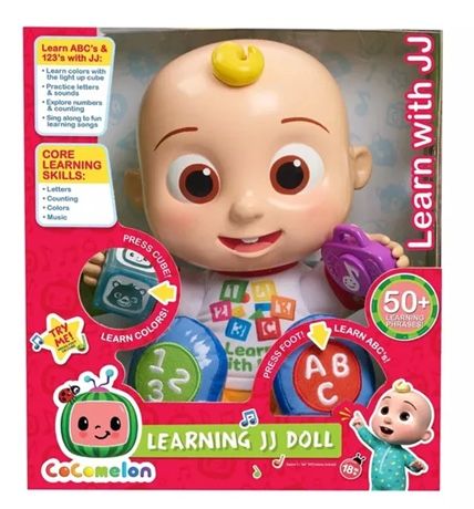 CoComelon Interactive Learning JJ Doll