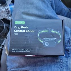 DOG BARK COLLAR WITH FREE BA OF FOOD $40