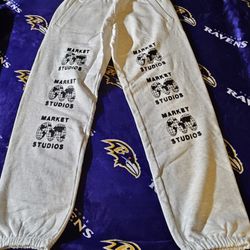 Market Jogger Sweatpants Gray Men’s Size Large