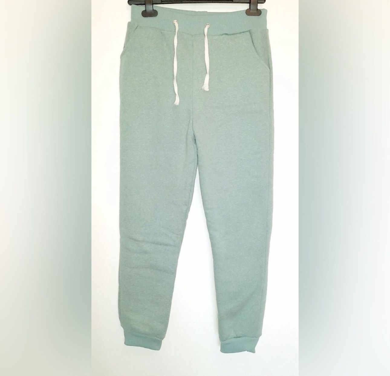 Womens Sherpa Lined Sweatpants Winter Warm Fleece