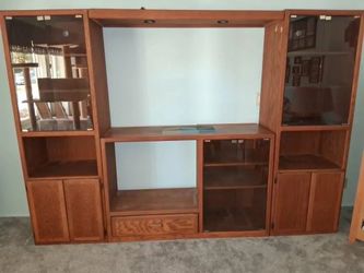 Wooden Entertainment Center