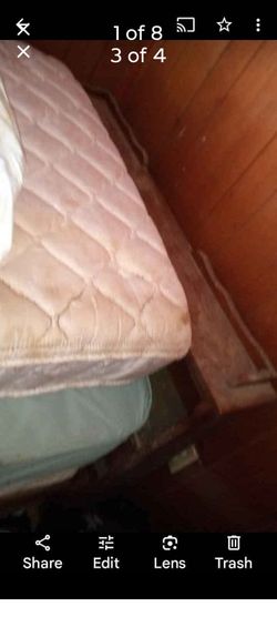 Single wood bed frame