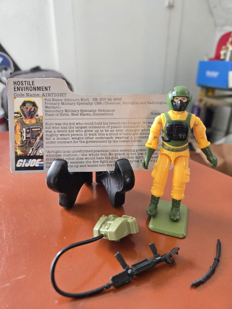 Original 3.75 " Gi Joe Hostile Environment Complete