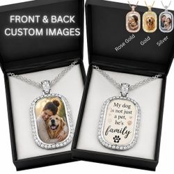 Custom Photo Necklace Pendant