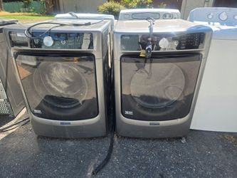 Maytag Commercial Washer And Dryer Set Electric