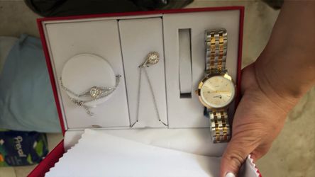 Watch necklace and  braclet