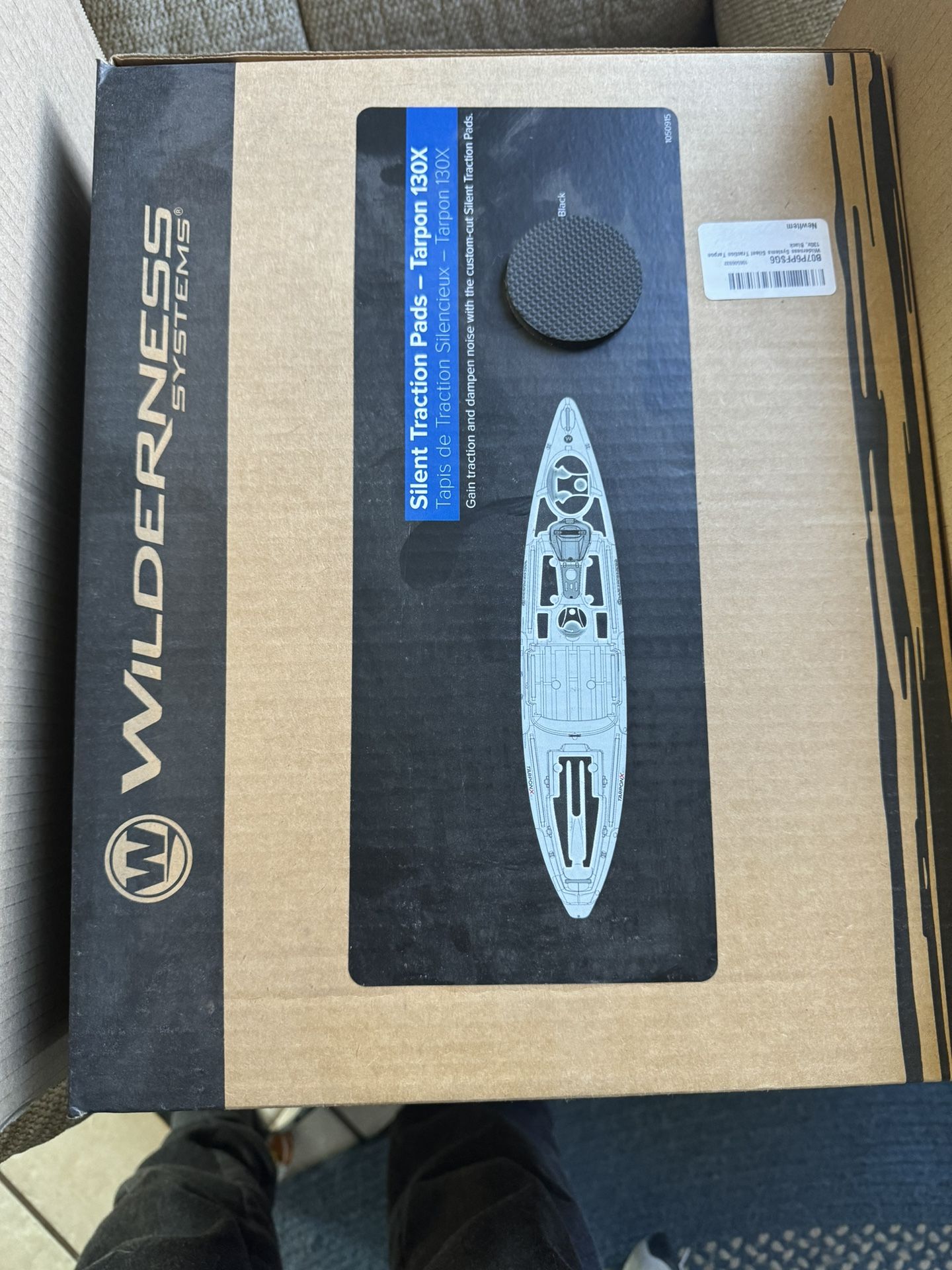 Wilderness Systems Silent Traction Tarpon 130x Black