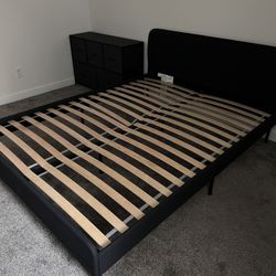 Queen Size Bed and Chest . 