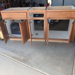 Two Bathroom Vanities, 1 Single $100 And 1 Double$125.