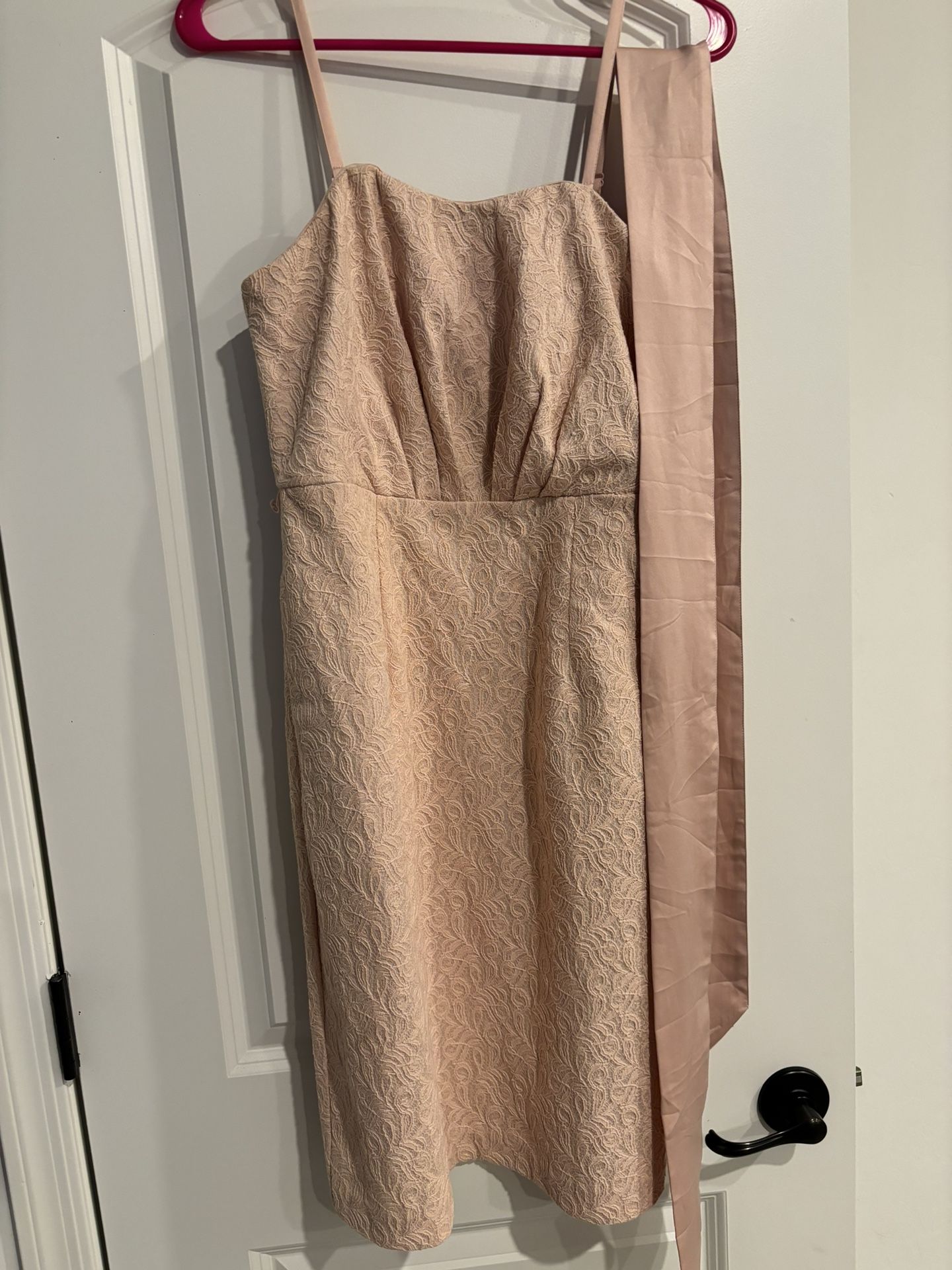 Tevolio Bridesmaids Dress, Size 8, Color-Blush