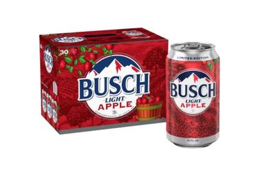 Limited edition Busch light Apple 30 pack