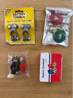 Car Battery Terminals - Heavy Duty & AMPPER Sets