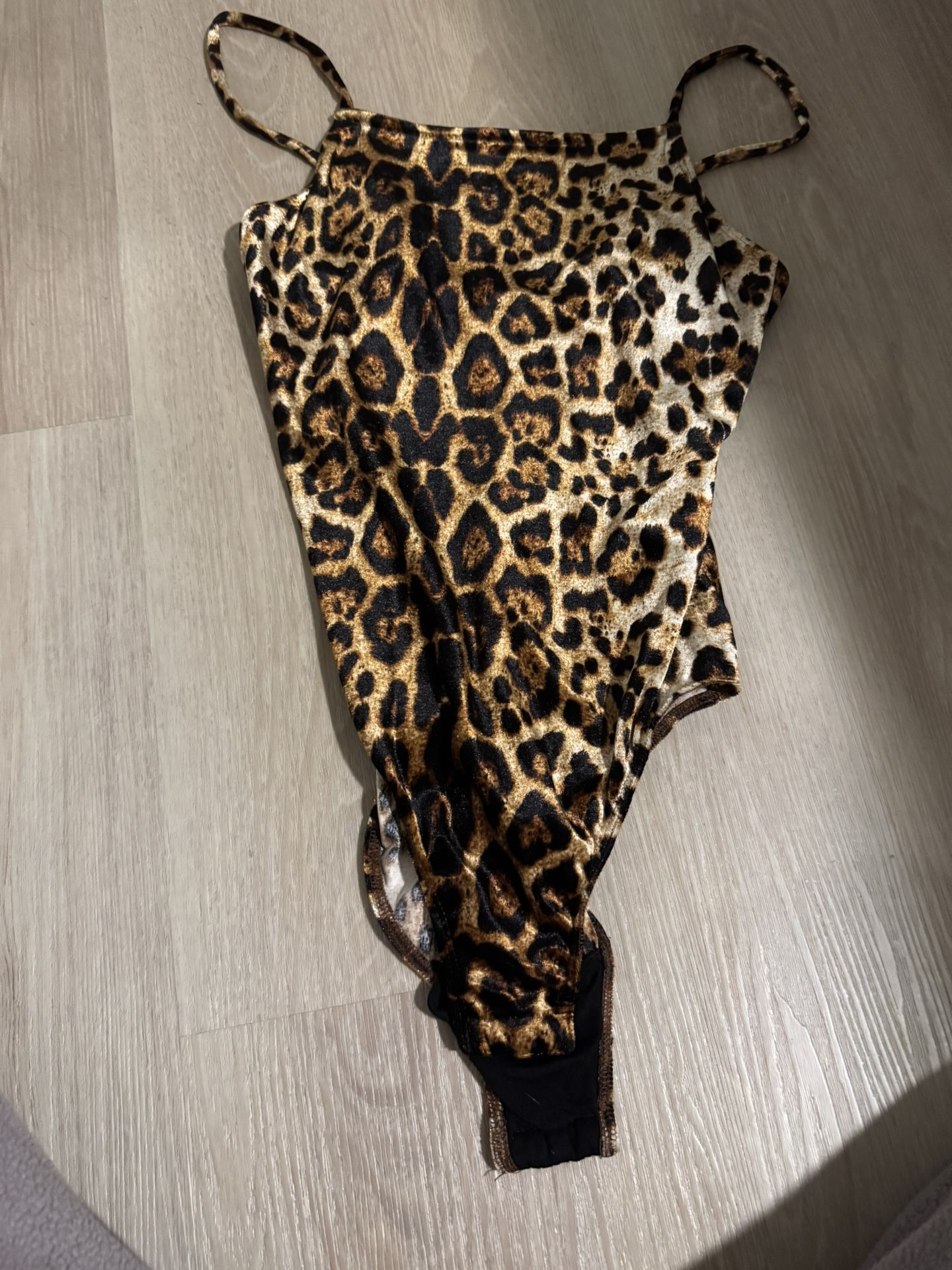 Cheetah print bodysuit
