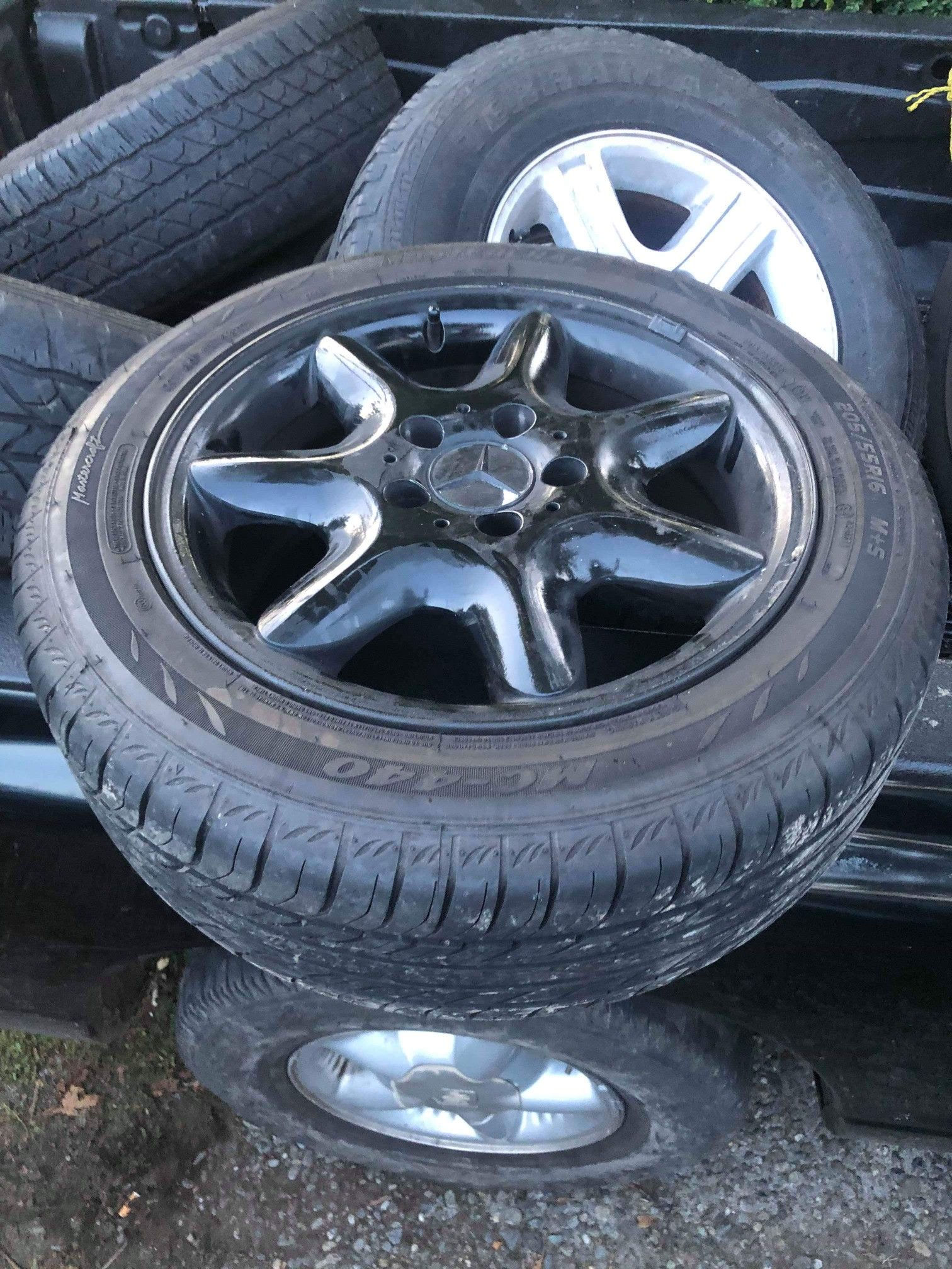 Mercedes Benz rims and tires