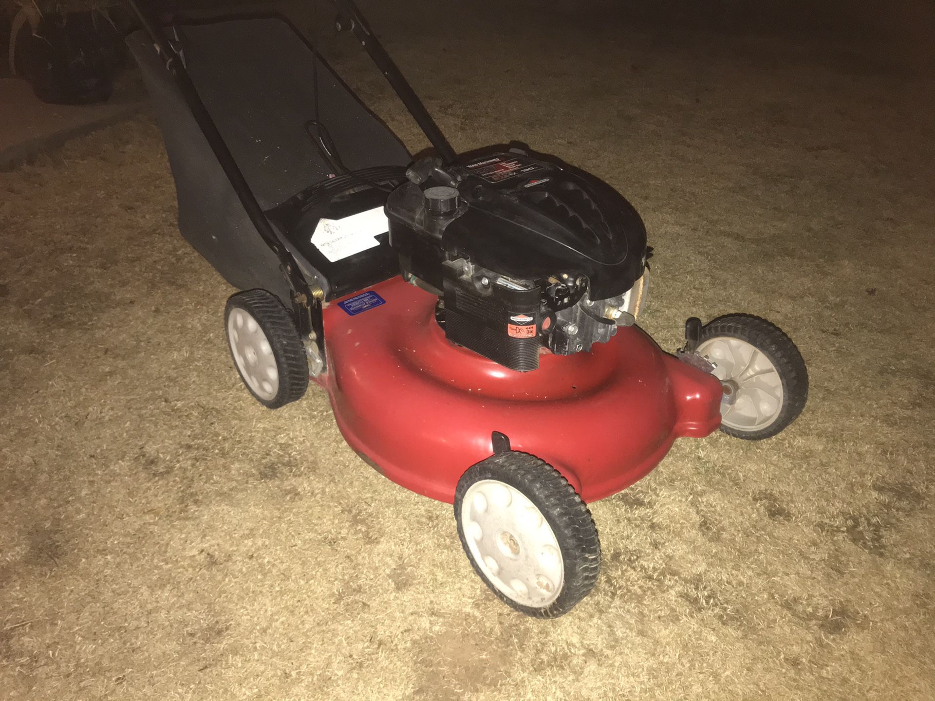 Troy Bilt 6.75 hp lawn mower