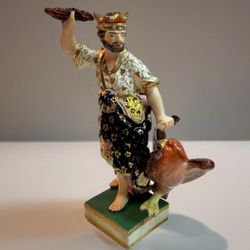 18th-century Derby Porcelain of Jupiter with Eagle
