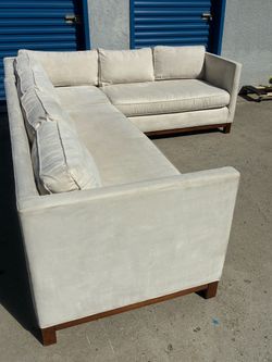Mitchell Gold Bob Williams Beige Sectional Couch 🛻Delivery Available🛻