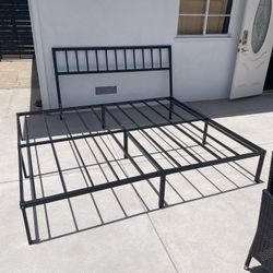 Cal King metal Bed frame 