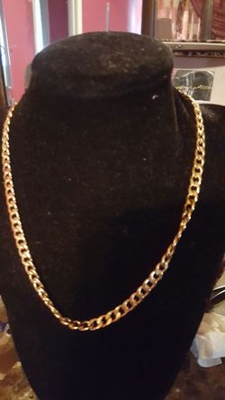 14k gold plated necklace