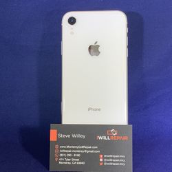 Apple iPhone XR white 64 GB unlocked $380