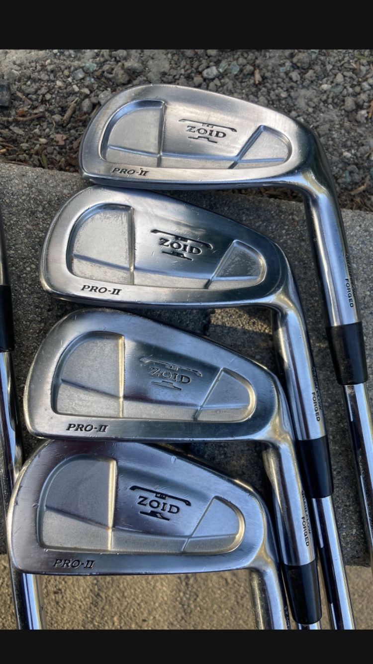 Mizuno T Zoid Pro ii Iron Set pw Stiff Shaft