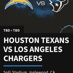 Los Angeles Chargers Vs Houston Texans