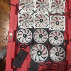 Corsair LL QL Fans Commander Pro And node 
